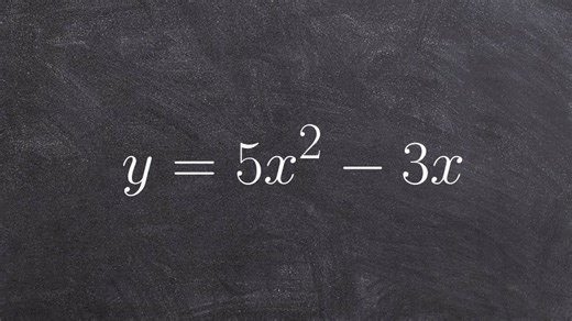 How to solve a quadratic by factoring a GCF from two terms