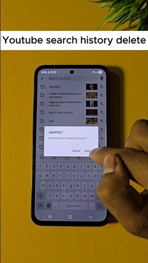 How to delete youtube search history | YouTube search history delete kaise kare