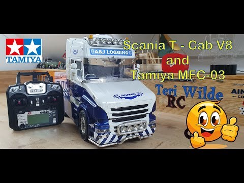 Sorting the Flysky FS-i6X with the Tamiya MFC-03 - T Cab V8 Scania