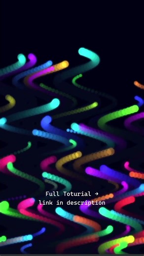 Neon Floating Sparks ✨ | HTML CSS JavaScript