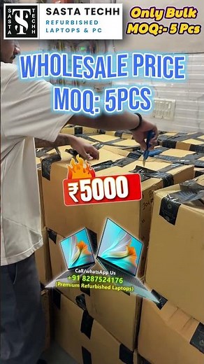 Refurbished Laptops Wholesale | Dell, HP, Lenovo, MacBook | Bulk Supply for Resellers