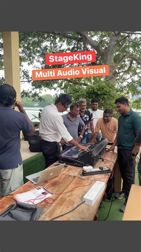 #stageking Speaker Demo 2025 First Time In Sri Lanka 🇮🇹 🔥 You too Should Update to StageKing🔥 #multiaudiovisual #MultiAudio #linearray #StageKing #italy | Multi Audio Visual