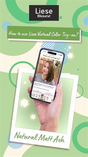 Wondering if Natural Matt Ash suits you? 💇‍♀️ See it instantly with the Liese Virtual Color Try-On. 🎨✨ Why Choose Liese? ✨#1 Brand in the Fashionable Hair Color Market in Japan 😌 Easiest DIY application – as simple as shampooing! ⏰ Achieve your dream color in just 20-30 minutes 💯 Even, vibrant color from root to tip 💁‍♀️ Moisturized, silky-soft hair after coloring 🎨 Gray coverage or self-expression? Find your shade using our Virtual Color Try-On: https://virtual-cosme.net/ph/liese/ 𝐃𝐢𝐬�