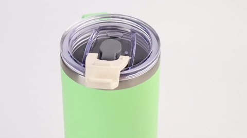 AQUAPHILE Insulated Tumbler with Leak-proof Lid and Straw, 30 oz Insulated Stainless Steel Coffee Mug with Handle, Travel Coffee Mug，Red