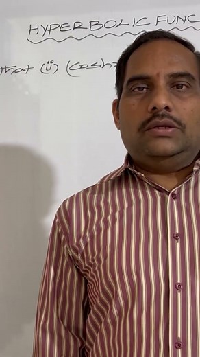 HYPERBOLIC FUNCTIONS-IMPORTANT PROBLEMS: PAGE: 369 EXERCISE: 9 (a) SEC : I :4 (ii)