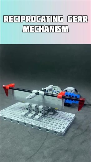 Lego Reciprocating Gear Mechanism ⚙️ #lego #legotechnic #gear