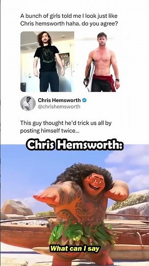 Chris Hemsworth is a legend 🙏