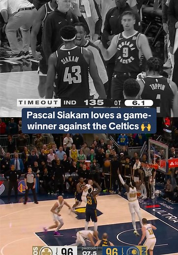 Pascal Siakam's Game-Winner Against Boston