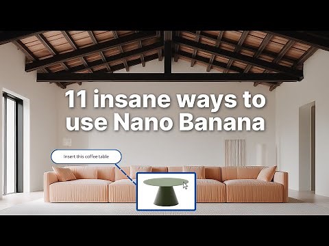 11 INSANE ways to use Nano Banana for Interior designers and Architects (the best AI out there!)