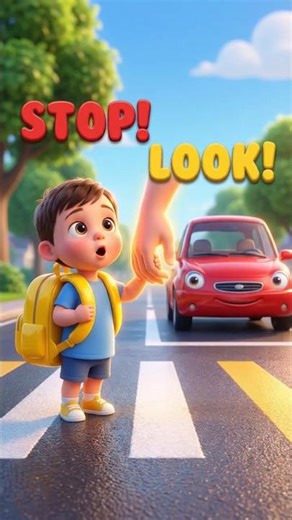 Stop! Look! Listen! 🛑 The Street Safety #shorts ‪@KiscoLearning‬