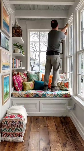 cozy day-bed room in bohemian style idea