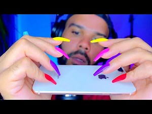 ASMR FAST TAPPING MULTI SURFACE ( Iphone, plastique, verre, brosse en bois ) 🤤
