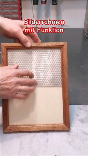 Frame with functionality for Fabricium calendars. Woodworking tutorial, woodworking projects, DIY...