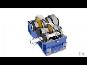 JS Helical Extruder Gearbox Animation YouTube