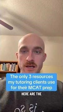 The only 3 resources you need for the MCAT