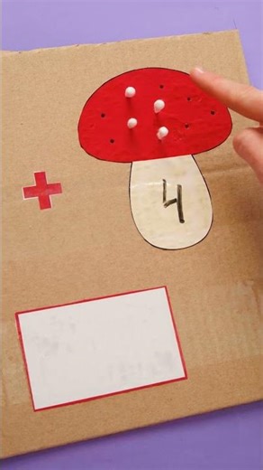 Mushroom Math! 🍄 Counting is Easy with These DIY Tools! ✨