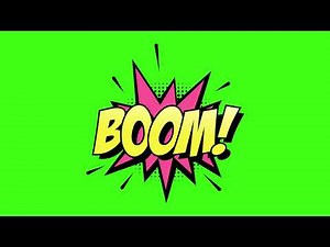 BOOM! green screen
