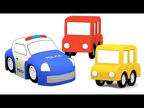 4 küçük araba - çizgi film - Polis arabası! En küçük çocuklar için yeni bölüm - Türkçe izle