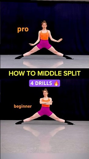4 Drills That Get Your Middle Splits Fast 🔝 Any Level! #flexibility #stretching #yogaflow #shorts