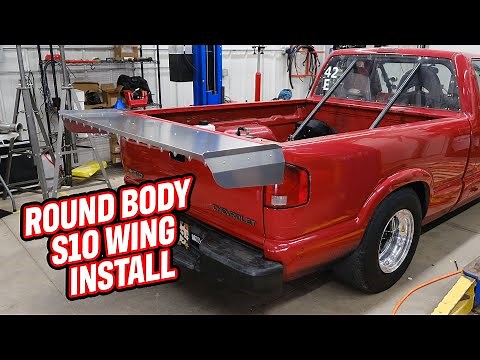 2nd Gen S10 Drag Wing Install (1994-04 S10 Sonoma): Motion Raceworks