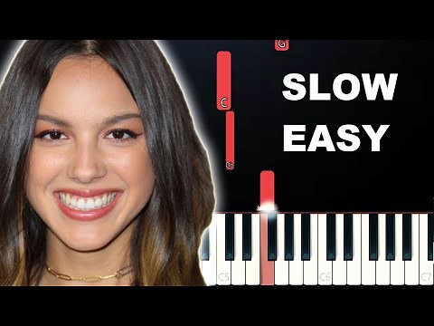 Olivia Rodrigo - All I Want (SLOW EASY PIANO TUTORIAL)