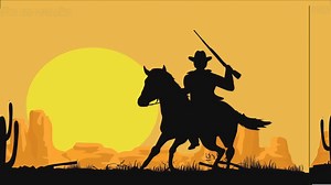 史诗西部狂野音乐 - 牛仔和亡命之徒