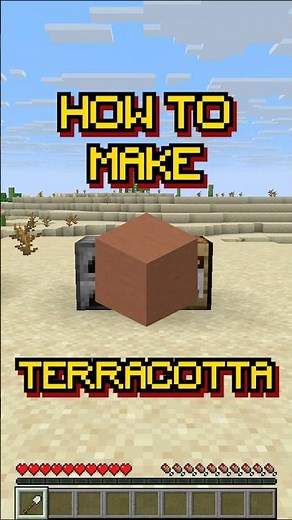 Minecraft: How to make Terracotta | Recipe 156