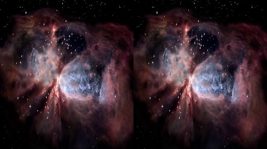 Celestial Snow Angel 3D: Star-forming Region Sharpless 2-106 - NASA Science
