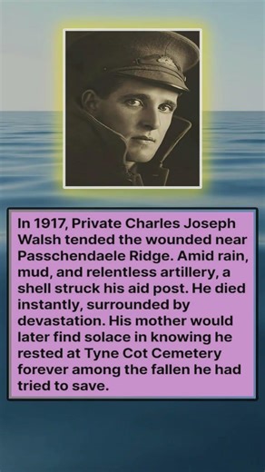 In mud and fire the soldier fell