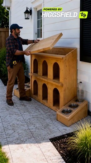 We Built the Cutest Shelter for Stray Cats! 🐱🏡 #DIYProject #CatLovers