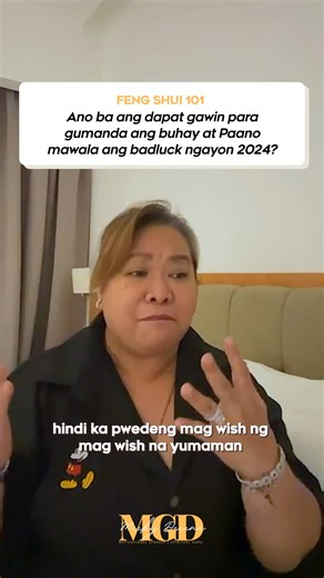 Ano ba ang dapat gawin para gumanda ang buhay at paano mawala ang bad luck nagyon 2024? #lifewithmecky #lifewithMGD #life #change #opportunities #fengshui #fengshuitips #ready2024withMGD #fengshui101withMGD #meckyourmove #meckydecena #meckyknows #hofsmanila #hofs #fyp #trendingnow #trending #motivational #lifecoaching | Mecky Decena