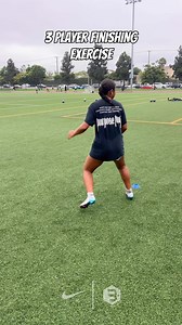 Simple setup. Serious finishes. Receive → weave the cones → set and hit with power. Cutback across → first-time finish. Switch sides → driven cross → first-time again. Grab two teammates, some cones, and run clean service with game speed. Tweak angles to match your IDP. Save this and hit it today. #OwnYourDevelopment | Beast Mode Soccer