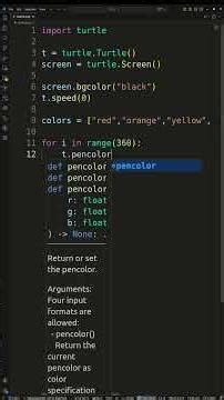 Python Spirograph Magic part 2 🌀 | Turtle Math Art #Shorts