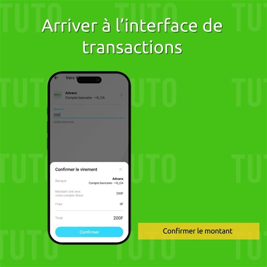 Comment faire un dépôt sur ton compte Advans depuis ton compte Wave ? Tout se fait depuis ton application Wave. Le tuto ci-bas te le montre ! #AdvansDepotWave #AvanconsEnsemble | Advans Côte d'Ivoire