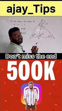 🔥"Only 1% Students Can Solve This Triangle Question!"🔥 | Find X in Triangle | Smart Geometry Trick