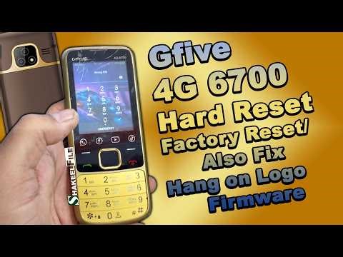 How to Fix GFIVE 4G 6700 Password Lock & Hang on Logo | #samfwtool #shakeelfile