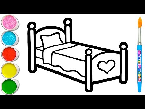 Bedtime Picture Drawing, Painting and Coloring 😴🛏😴 Art for Kids & Toddlers #393