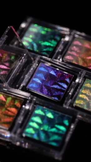 DE'LANCI Official on Instagram: "You found the perfect galaxy in a single pan. ✨ Diving into shade #16 of the Diamond Prism Multichrome collection. That blue-to-purple shift is everything! Can’t stop blinking. 🌌💎 #multichrome #multichromeyeshadow #chameleoneyeshadow #glittermakeup #duochrome #eyeshadowswatches #indiebeauty #makeupoftheday #motd #eyemakeup #diamondprism #galaxyeyes #sparklymakeup #makeupreels #beautyhacks #eyeshadowtutorial #pigment #shimmerlashes #creativemakeup #uniquemakeup"