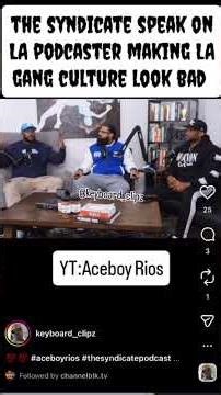 Former Ace Boyz Trey Calls Out the Cap in LA YouTube Streets 🚨