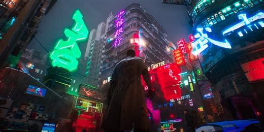 Unreal Engine 5.5.4 Cyberpunk Tech Demo Pushes an RTX 4090 Hard With Lumen Global Illumination and Reflections and Hardware Ray Tracing