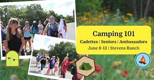 ⛺Camping 101 Register at https://gs-strong.org/4hMoZ5M  June 8-13...