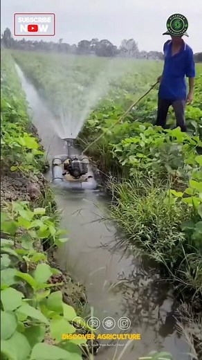 Canal Boat Irrigation System