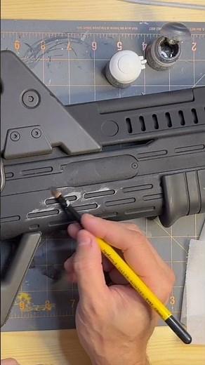 Customizing an Aliens Nerf Pulse Rifle to a Movie Display Prop! Full Video on Channel!