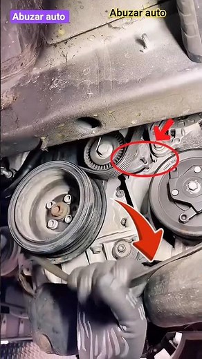 How to remove serpentine belt simple way to remove a car serpentine belt without special tools