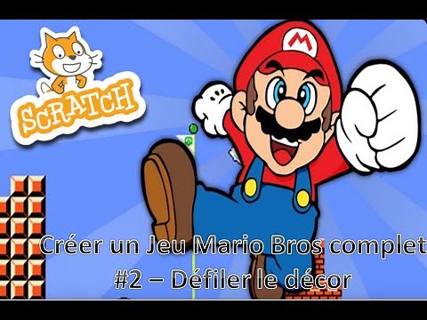 Create Super Mario Bros Scratch Game - Part 2 - Scrolling the Scenery