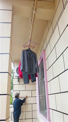 SPACE SAVER:The Simple Pulley System for High-Ceiling Laundry
