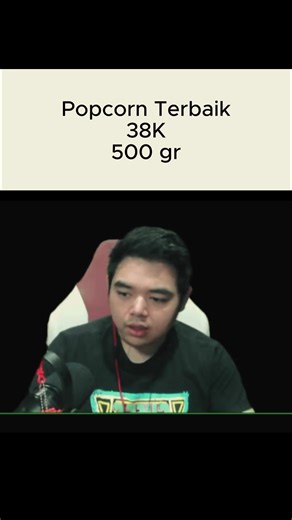 Fix POPCORN TERBAIK #fyp #xybca