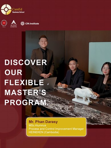 Why choose between work and higher education when you can have both? Earn your Master's with a flexible program designed for working professionals. Apply today and take the next step toward your future: https://apply.cam-ed.com/master-register . Deadline: July 5, 2026.