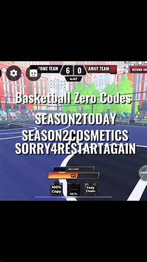 New Basketball zero codes#roblox #chrollo #tatlis #basketballzero #codes #fyp #fypシ #viral