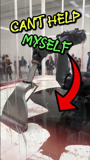 The Art That Reflects Humanity’s Struggles: The Endless Battle of the Can't Help Myself Robot!